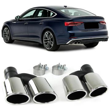 Uitlaat Sierstukken Audi A5 8T 11-19, Ophalen of Verzenden, Nieuw