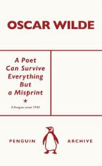 A Poet Can Survive Everything But A Misprint 9780241746738, Ophalen of Verzenden, Nieuw, Oscar Wilde