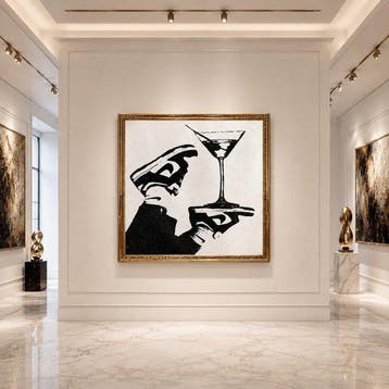 Timo Wedell - Concrete Cocktail Canvas - XL - Timo‘s