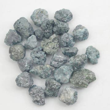 Diamant 180 ct ongeslepen blauwe ruwe diamant, losse ruwe