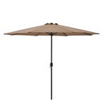 Parasol Budapest tuinparasol met zwengel Ø300 cm beige casa., Verzenden, Nieuw