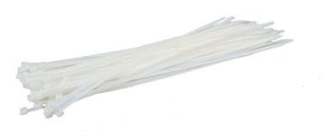 OUTLET Kortpack 990360 Tyraps - Wit - 3.6 x 200mm (100st), Ophalen of Verzenden, Nieuw