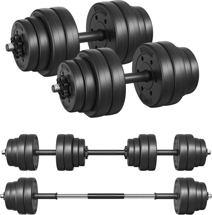 SONGMICS Verstelbare Halterset 30kg Als Nieuw alleen Ophalen, Sport en Fitness, Fitnessmaterialen, Armen, Benen, Borst, Buik, Rug