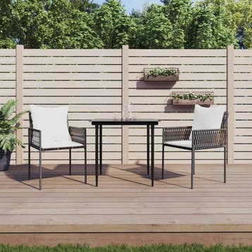 Terrasstoelen met Kussens | Laatste Stuk! -46%, Ophalen of Verzenden, Zo goed als nieuw, Wicker