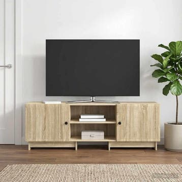 vidaXL TV-kast 150 x 31 x 50 cm Sonoma Eiken Geconstrueerd, Minder dan 50 cm, Verzenden, Nieuw, Minder dan 100 cm
