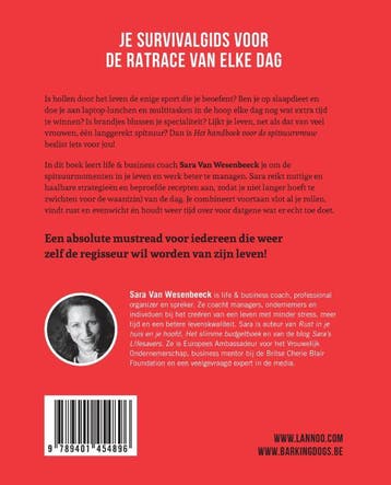 Het handboek voor de spitsuurvrouw 9789401454896, Verzenden, Zo goed als nieuw, Sara van Wesenbeeck