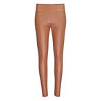 Frogbox • bruine faux leather legging • 36, Bruin, Verzenden, Nieuw, Maat 36 (S)