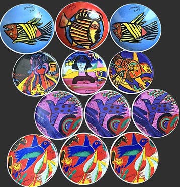 Corneille - Tafelservies (12) - Porselein - schaaltjes &