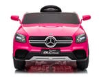 Kinderauto, Mercedes-Benz GLC Coupe Roze,12V, leder,eva, RC,, Ophalen of Verzenden, Nieuw, Afstandsbediening