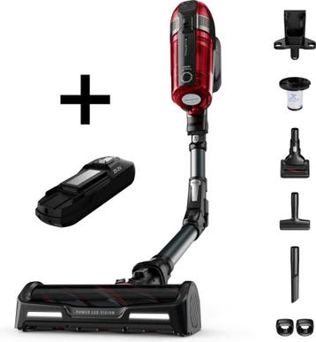 Tefal X-Force 12.60 Pet & Car TY98A2GO Stofzuiger Zwart/Rood, Ophalen of Verzenden, Nieuw, Reservoir, Minder dan 1200 watt