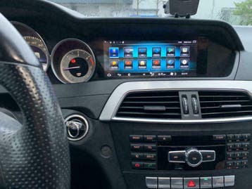 Navigatie mercedes W204 C 2012-2014 carkit android carplay, Auto diversen, Ophalen of Verzenden, Nieuw