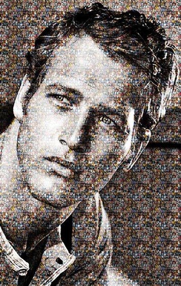 Lo spaccone (1961) - Paul Newman Mosaico Art, Nieuw