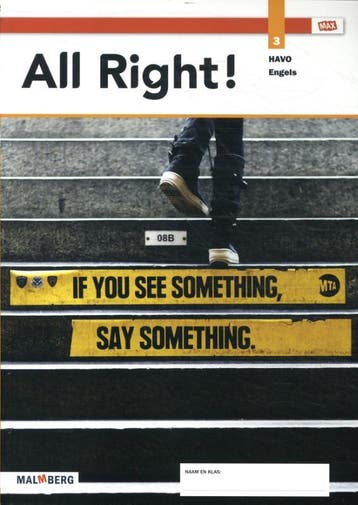 All Right 3 havo 9789402074383, Boeken, Zo goed als nieuw