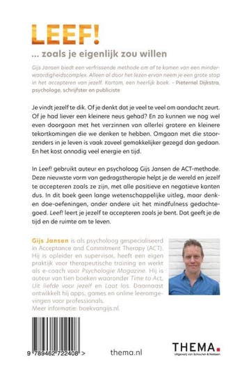 Leef! 9789462722408 Gijs Jansen, Verzenden, Zo goed als nieuw, Gijs Jansen
