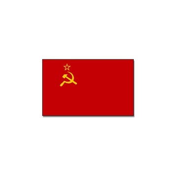 Gevelvlag/vlaggenmast vlag Sovjet Unie 90 x 150 cm - Rusla.., Ophalen of Verzenden, Nieuw