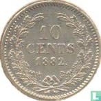 Nederland 10 cents 1882, Postzegels en Munten, Munten | Nederland, Verzenden, 10 cent, Losse munt, Goud