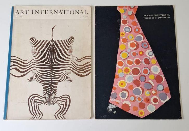 Art International Magazines: 1967, April 20 Volume XI/4 & 19, Boeken, Literatuur, Verzenden