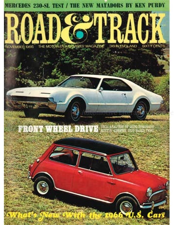 1965 ROAD AND TRACK MAGAZINE NOVEMBER ENGELS, Nieuw, Author