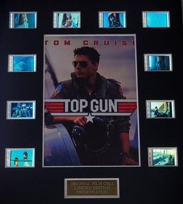 Top Gun - Tom Cruise - Framed Film Cell Display with COA, Verzamelen, Nieuw