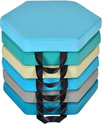 Zitkussen - Stoelkussen - Grondkussen - 6 Stuks - 38x34 cm -, Verzenden, Zo goed als nieuw