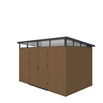 NewTechWood Hout Kunststof Composiet Berging met enkele deur, Nieuw