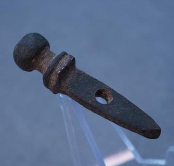 Ancient Roman Bronze legionary pendant gladius amulet - 32