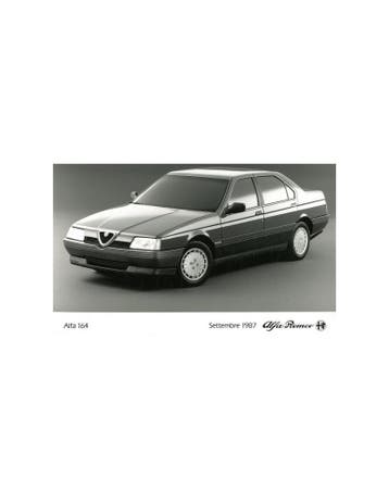 1987 ALFA ROMEO 164 PERSFOTO, Nieuw, Alfa Romeo, Author