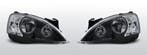 Koplampen Angel Eyes | Opel Corsa C 2000-2006 | zwart, Verzenden, Nieuw