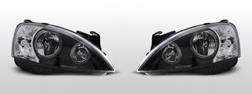 Koplampen Angel Eyes | geschikt voor Opel Corsa C 2000-2006, Verzenden, Nieuw