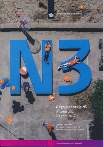 Centrale Eindtoets opgavenboekje N3 2017, Verzenden, Nieuw