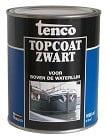 Tenco Topcoat Zwart 2,5 liter, Doe-het-zelf en Verbouw, Verf, Beits en Lak, Ophalen of Verzenden, Nieuw