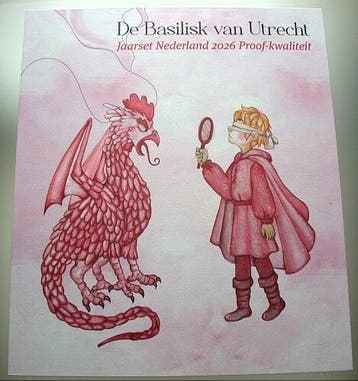 3,88 Euro,munten set 1 Cent-2 Euro 2026 Nederland Willem..., Verzenden