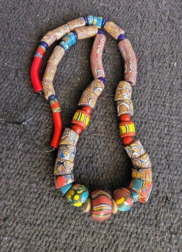 Halsketting - Mali - Murano Millefiori-kralen
