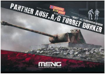 MENG TS-035S PANTHER AUSF. A/G TURRET BUNKER 1/35, Nieuw