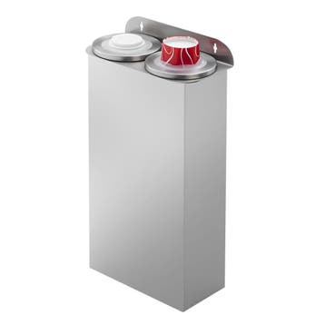 GGM Gastro | Dubbele bekerdispenser & dekseldispenser - |, Verzenden