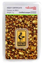 5 gram - Goud .999 - ESG / Valcambi SA - Verzegeld en met, Postzegels en Munten, Edelmetalen en Baren
