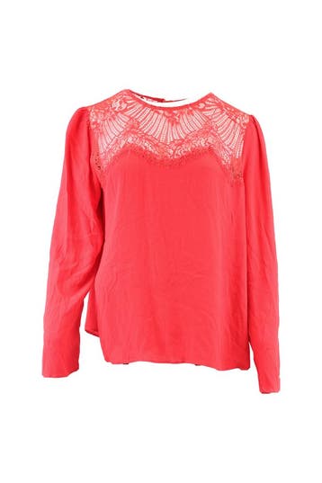 H&M Blouse in maat 48 Rood, Kleding | Dames, H&M, Verzenden, Zo goed als nieuw, Rood