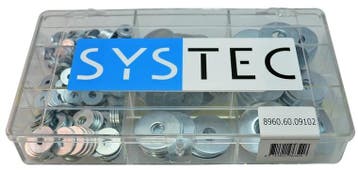 carrosseriering verzinkt Systec assortiment doos 9-vaks, Nieuw