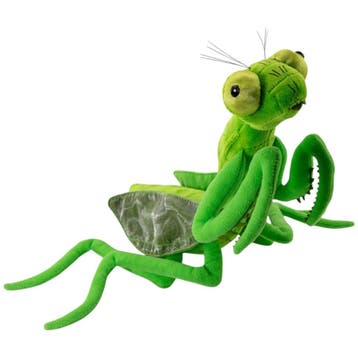 Bidsprinkhaan knuffel - pluche - groen - 35 cm, Verzenden, Nieuw