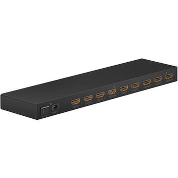 HDMI splitter | Goobay | 8-poorts (4K@60Hz, Actief), Audio, Tv en Foto, Audiokabels en Televisiekabels, Verzenden, Nieuw