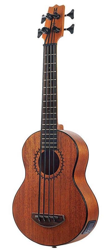 Mahalo MB1TBR Semi Akoestische Ukulele Bass Transparant, Muziek en Instrumenten, Ophalen of Verzenden, Nieuw