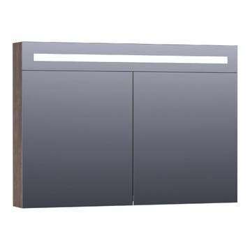 Brauer Promise Deluxe Spiegelkast - 100 cm - met Directe, Ophalen of Verzenden, Nieuw