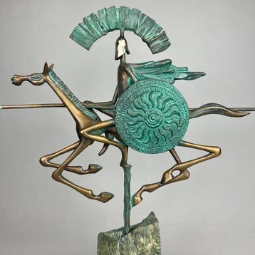 Pawe Erazmus (XX-XXI) - The Spartian- Large,, 45cm bronze,