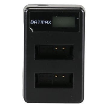 Batmax LP-E12 Dual Acculader (USB-C) met garantie, Ophalen of Verzenden, Gebruikt