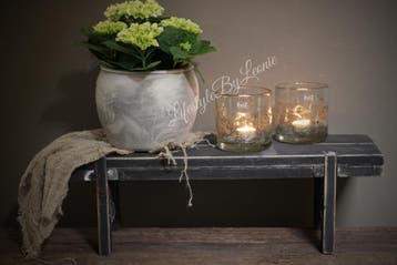 Vensterbankkrukje Black wash 39 cm, Huis en Inrichting, Ophalen of Verzenden, Nieuw