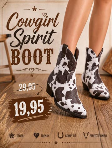 Cowgirl Spirit Boot, Kleding | Dames, Schoenen, Ophalen of Verzenden, Nieuw