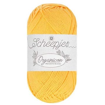 Scheepjes Organicon 50 gram - 238 Happy Sunflower, Verzenden, Nieuw