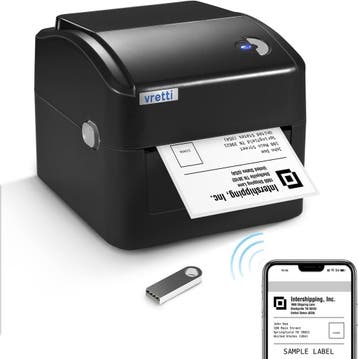 Thermische Labelprinter Wifi | Tweedekansje | OP=OP, Qwerty, Ophalen of Verzenden, Zo goed als nieuw, Vretti