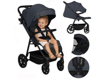 Lionelo Iva - Wandelwagen & Buggy Premium - 360° Zwenkwielen, Verzenden, Zo goed als nieuw