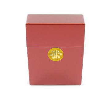 Metallic groot sigarettendoosje - Rood, Verzenden, Nieuw, Tabaksdoos of Verpakking